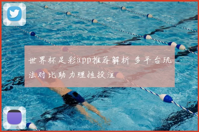 世界杯足彩app推荐解析 多平台玩法对比助力理性投注