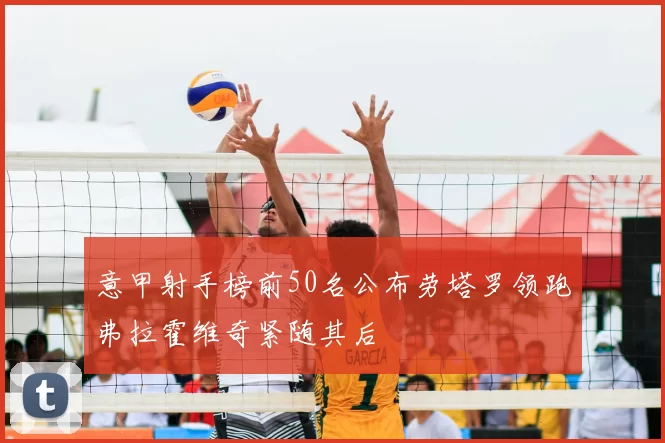 意甲射手榜前50名公布劳塔罗领跑弗拉霍维奇紧随其后